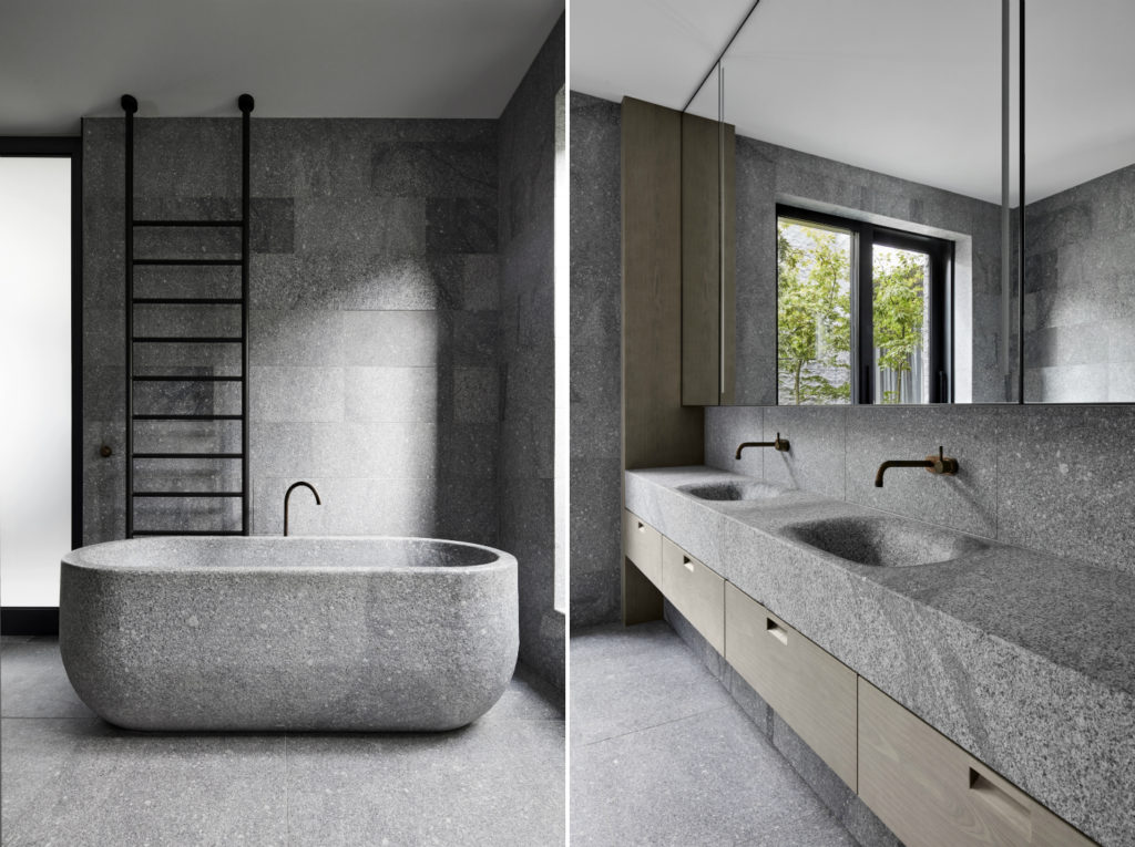 granito casa de banho moderna